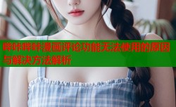 哔咔哔咔漫画评论功能无法使用的原因与解决方法解析